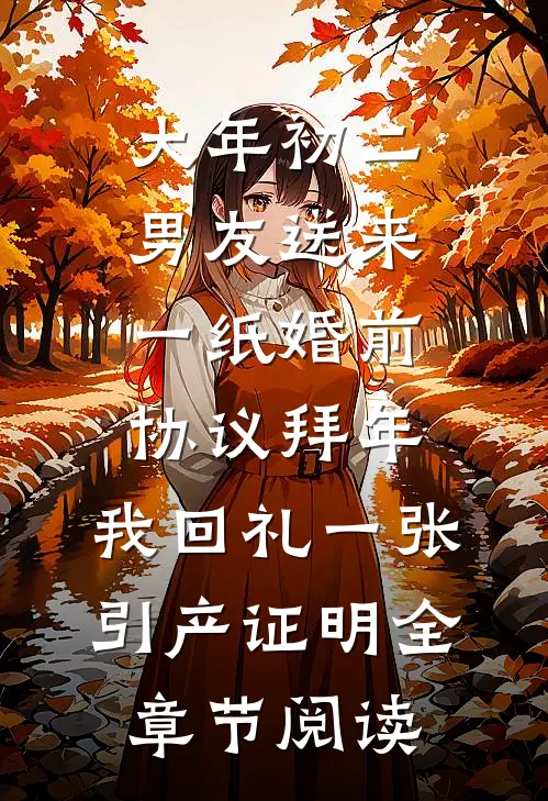 大年初二男友送来一纸婚前协议拜年，我回礼一张引产证明全章节阅读