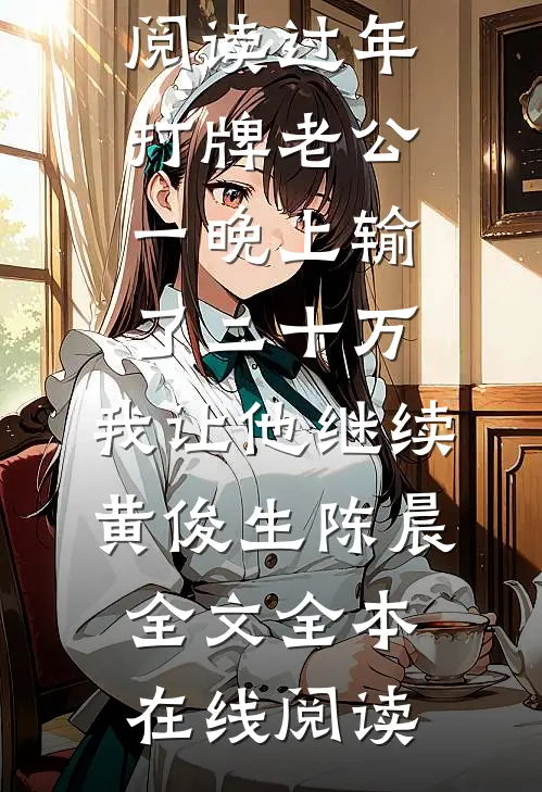 过年打牌老公一晚上输了二十万,我让他继续黄俊生陈晨全文