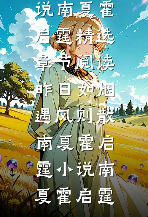 昨日如烟,遇风则散南夏霍启霆小说