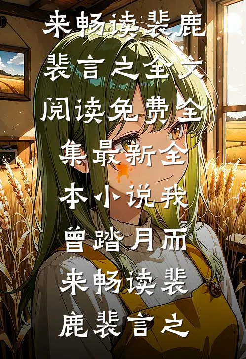我曾踏月而来畅读