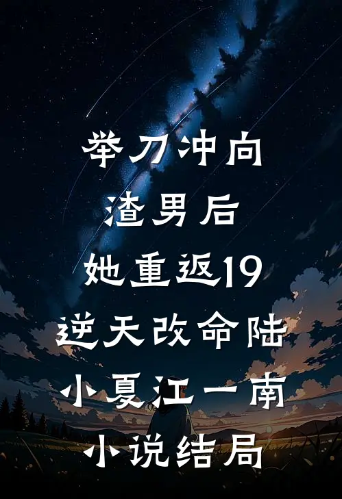 举刀冲向渣男后，她重返19逆天改命陆小夏江一南小说结局