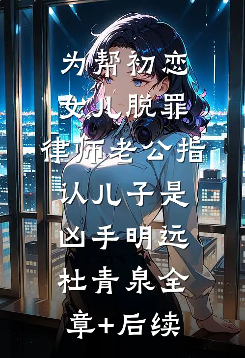 为帮初恋女儿脱罪，律师老公指认儿子是凶手明远杜青泉全章+后续
