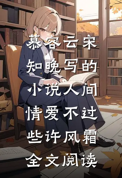 慕容云宋知晚写的小说人间情爱不过些许风霜全文阅读