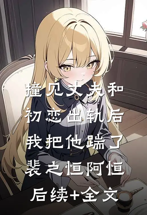 撞见丈夫和初恋出轨后，我把他踹了裴之恒阿恒后续+全文