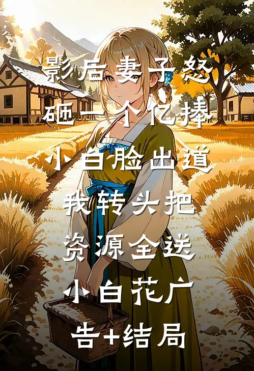 影后妻子怒砸一个亿捧小白脸出道，我转头把资源全送小白花广告+结局