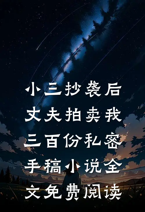 小三抄袭后，丈夫拍卖我三百份私密手稿小说全文免费阅读