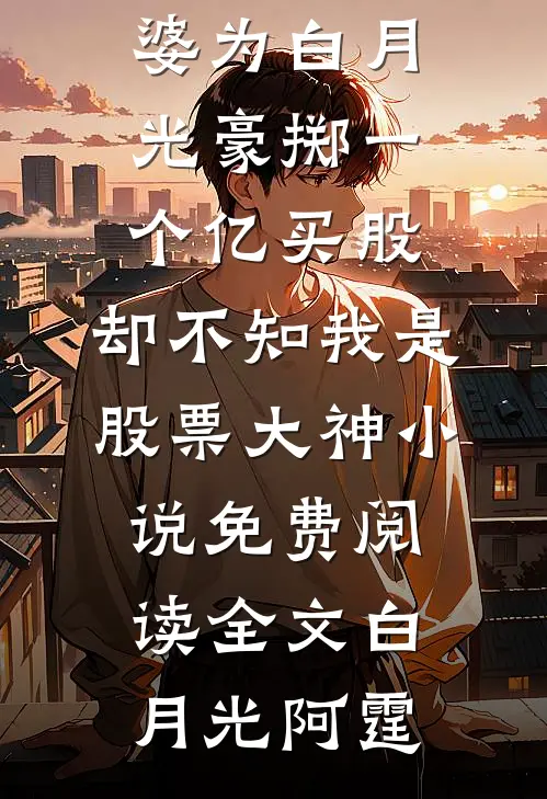 老婆为白月光豪掷一个亿买股,却不知我是股票大神小说免费阅读全文