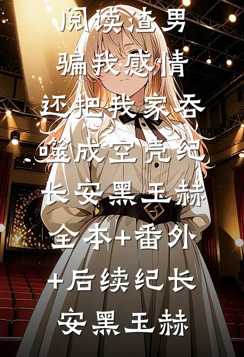渣男骗我感情,还把我家吞噬成空壳纪长安黑玉赫:全本+番外+后续