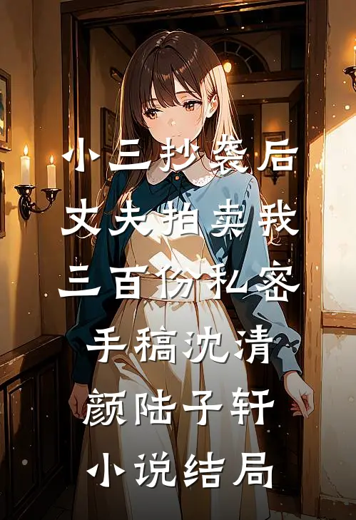 小三抄袭后，丈夫拍卖我三百份私密手稿沈清颜陆子轩小说结局