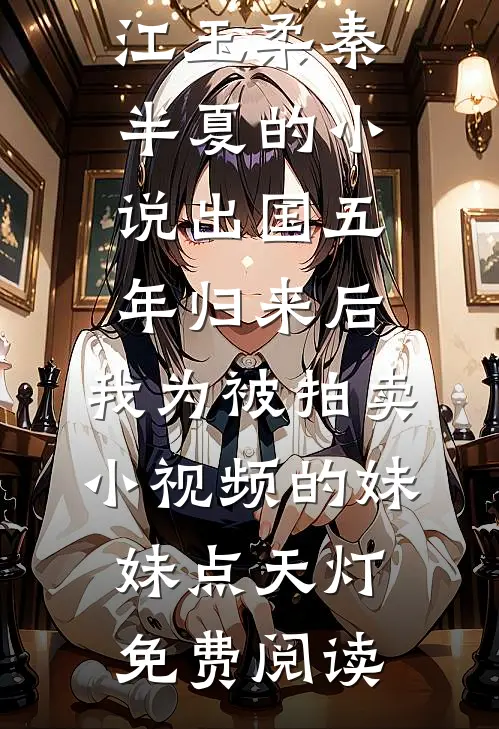 江玉柔秦半夏的小说出国五年归来后，我为被拍卖小视频的妹妹点天灯免费阅读