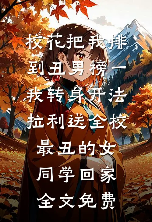 校花把我排到丑男榜一，我转身开法拉利送全校最丑的女同学回家全文免费