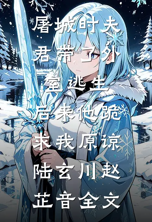 屠城时夫君带了外室逃生，后来他跪求我原谅陆玄川赵芷音全文