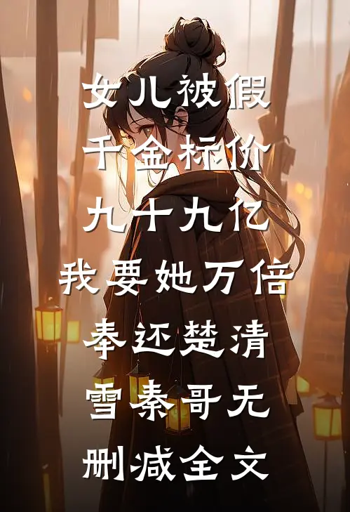 女儿被假千金标价九十九亿，我要她万倍奉还楚清雪秦哥无删减全文