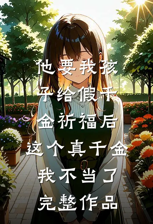 他要我孩子给假千金祈福后，这个真千金我不当了完整作品
