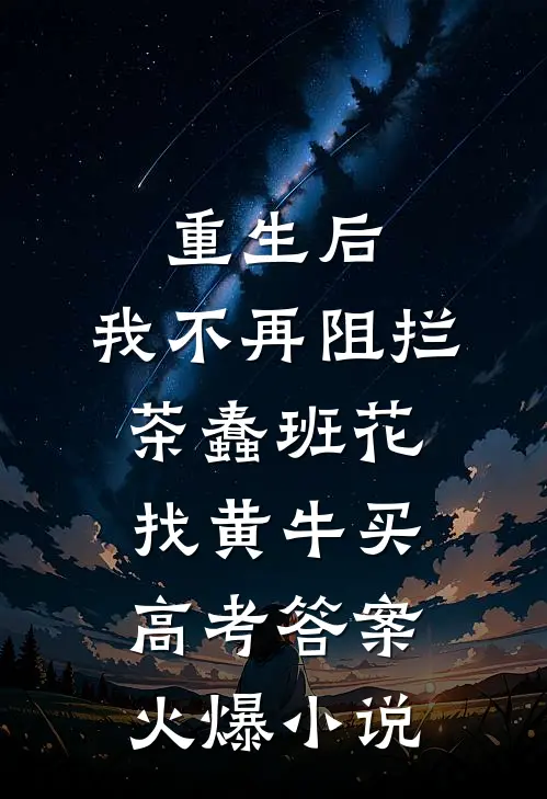 重生后，我不再阻拦茶蠢班花找黄牛买高考答案火爆小说