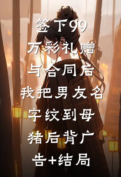 签下99万彩礼赠与合同后，我把男友名字纹到母猪后背广告+结局