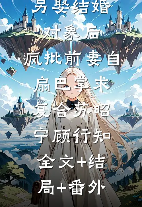 另娶结婚对象后，疯批前妻自扇巴掌求复合苏昭宁顾行知:全文+结局+番外