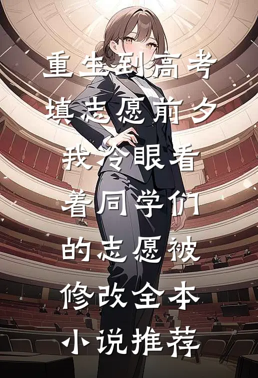 重生到高考填志愿前夕，我冷眼看着同学们的志愿被修改全本小说推荐