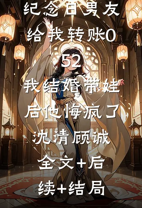 纪念日男友给我转账0.52，我结婚带娃后他悔疯了沈清顾诚全文+后续+结局