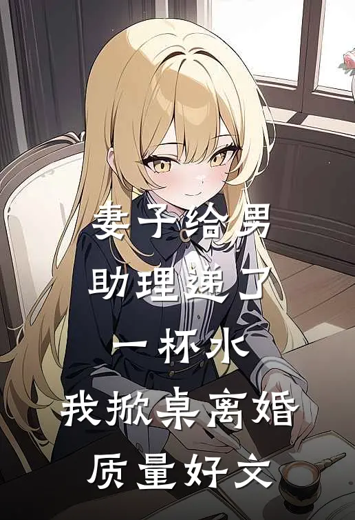 妻子给男助理递了一杯水，我掀桌离婚质量好文