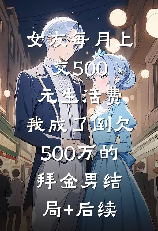 女友每月上交500元生活费，我成了倒欠500万的拜金男结局+后续