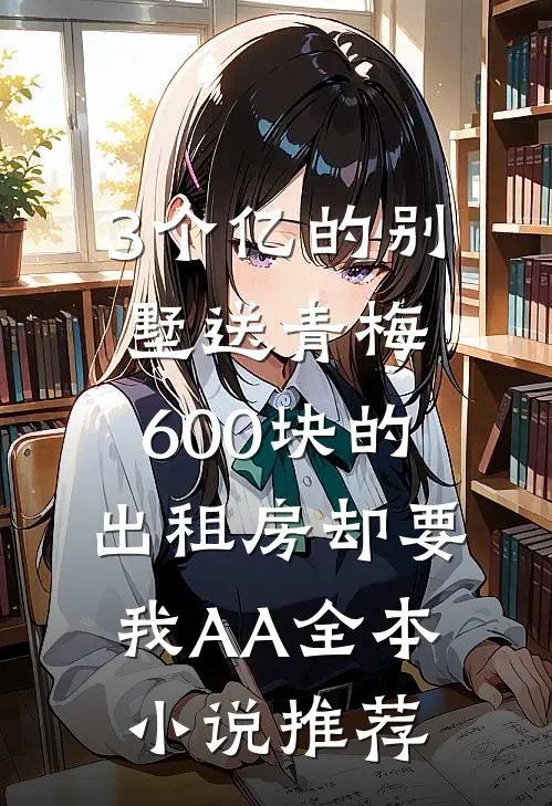 3个亿的别墅送青梅，600块的出租房却要我AA全本小说推荐