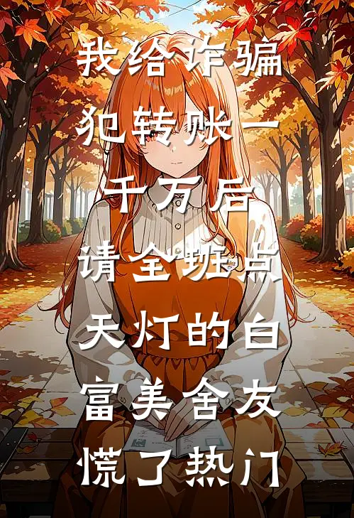 我给诈骗犯转账一千万后，请全班点天灯的白富美舍友慌了热门