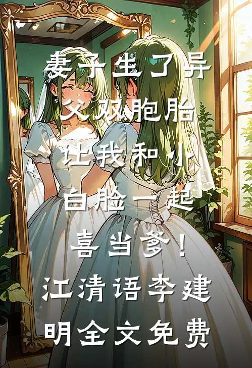 妻子生了异父双胞胎，让我和小白脸一起喜当爹！江清语李建明全文免费