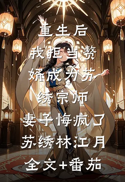 重生后，我拒当赘婿成为苏绣宗师，妻子悔疯了苏绣林江月全文+番茄