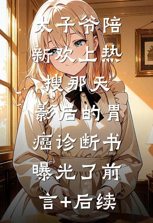 太子爷陪新欢上热搜那天，影后的胃癌诊断书曝光了前言+后续