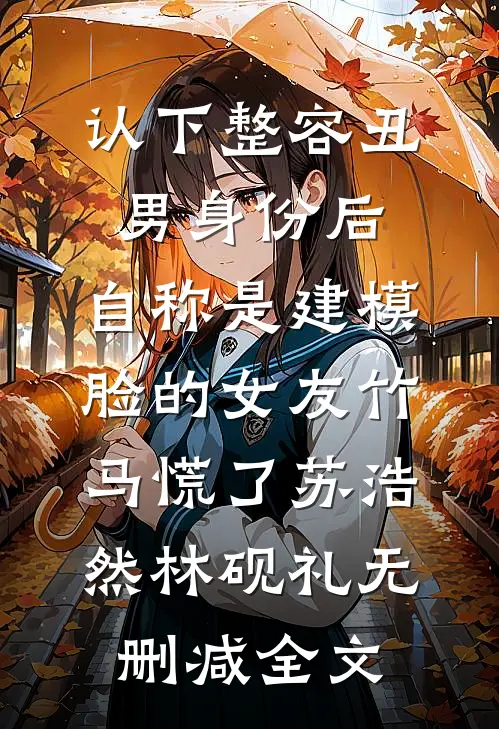 认下整容丑男身份后，自称是建模脸的女友竹马慌了苏浩然林砚礼无删减全文