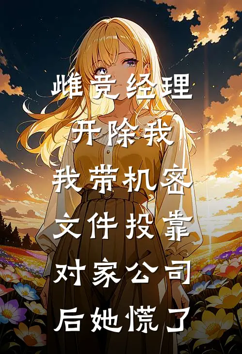 雌竞经理开除我，我带机密文件投靠对家公司后她慌了